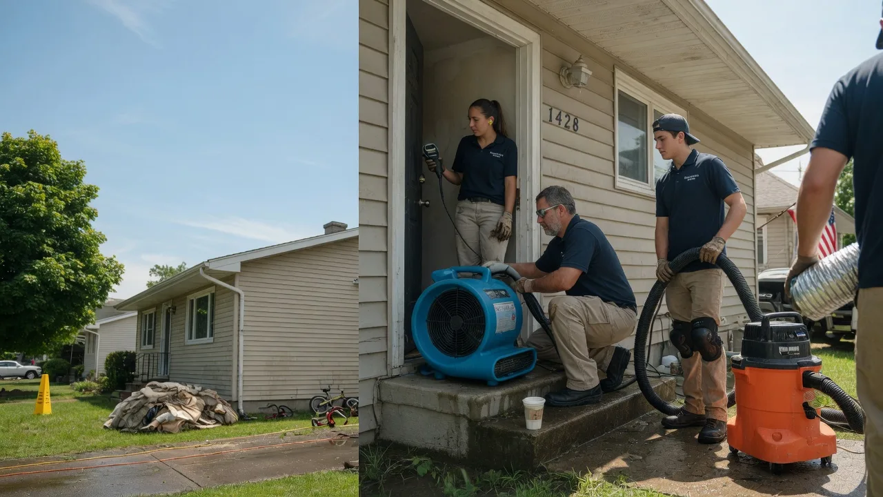 Water Damage Restoration in Dorsey, IL near me